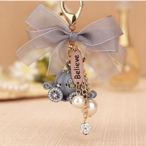 New Princess Pumpkin Carriage Key Chain Holder